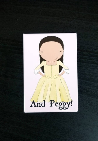 And Peggy! original art magnet
