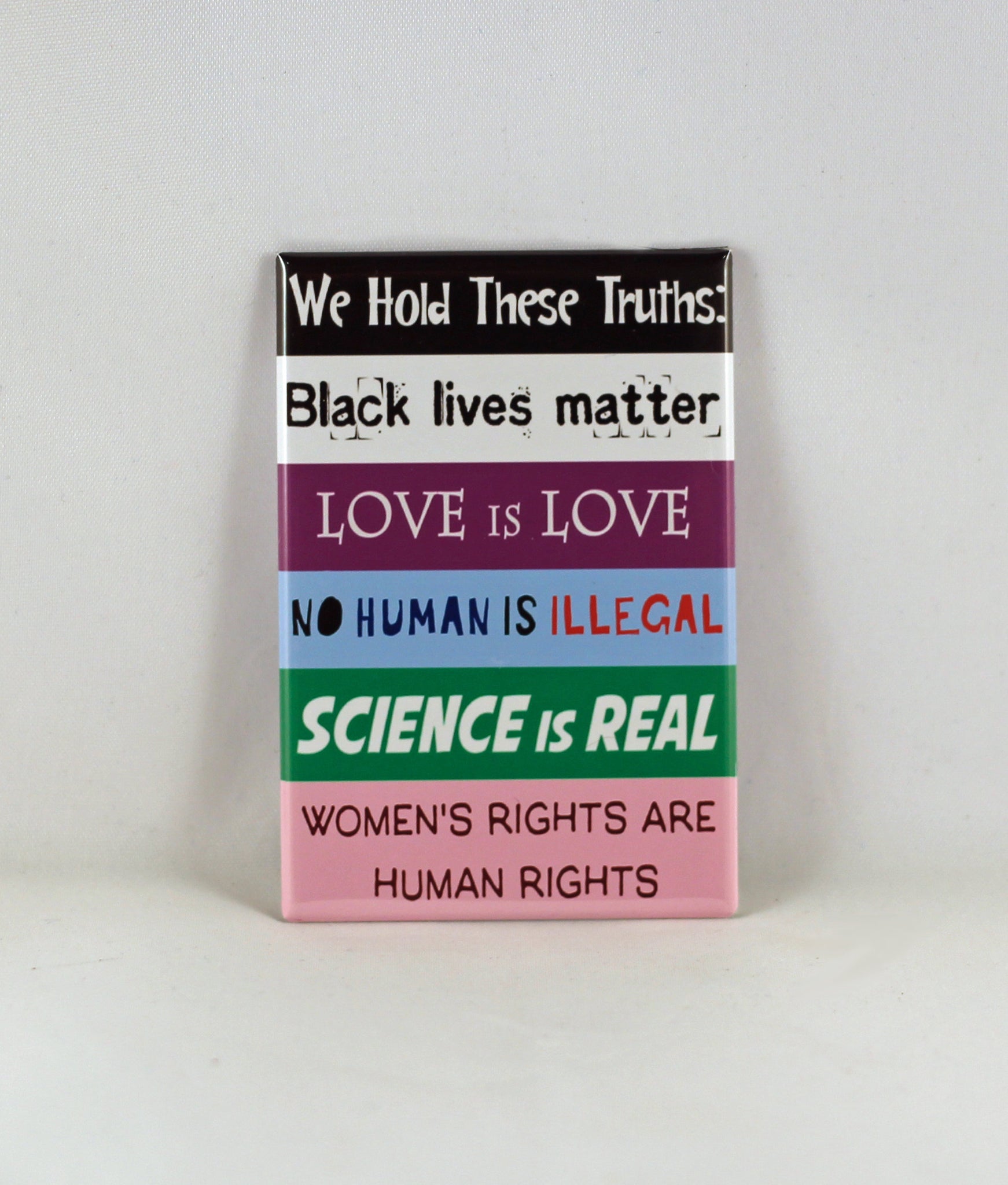 We hold these truths magnet SPLC donation feminism justice equality anti-racism