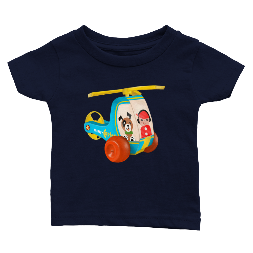 Helicopter Baby Crewneck T-shirt