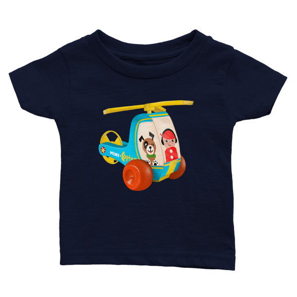 Helicopter Baby Crewneck T-shirt