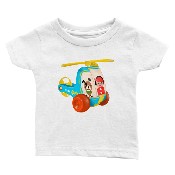 Helicopter Baby Crewneck T-shirt