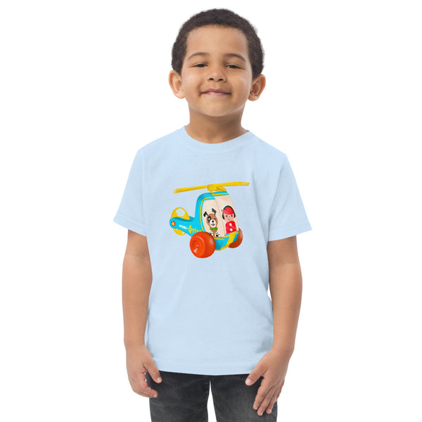 Little People Helicopter Toddler jersey t-shirt