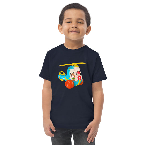 Little People Helicopter Toddler jersey t-shirt