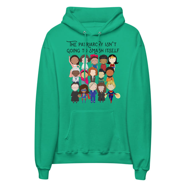 Patriarchy Smash Unisex fleece hoodie