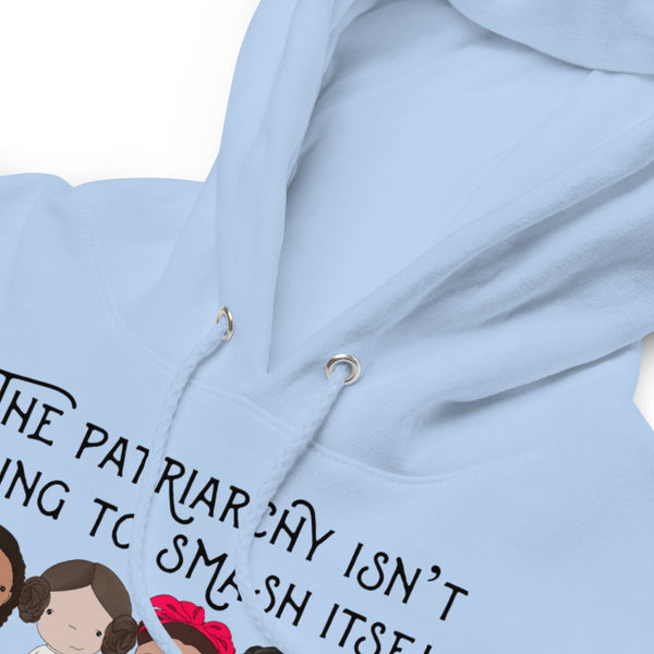 Patriarchy Smash Unisex fleece hoodie